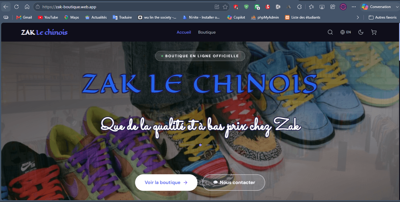 Plateforme e-commerce Installable